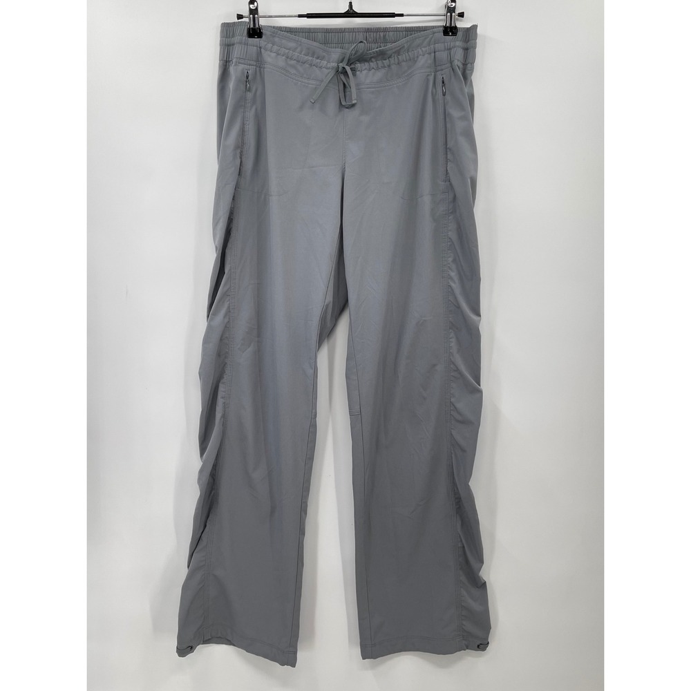 Athleta Trekkie North Drawstring Pants Gray Casual Travel Hiking Women‎ Size 12